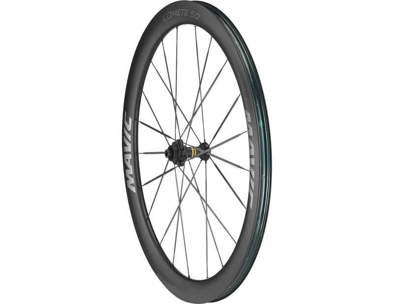 Mavic Comete 50 Carbon C-Lock Front Road Wheel in Grey-1