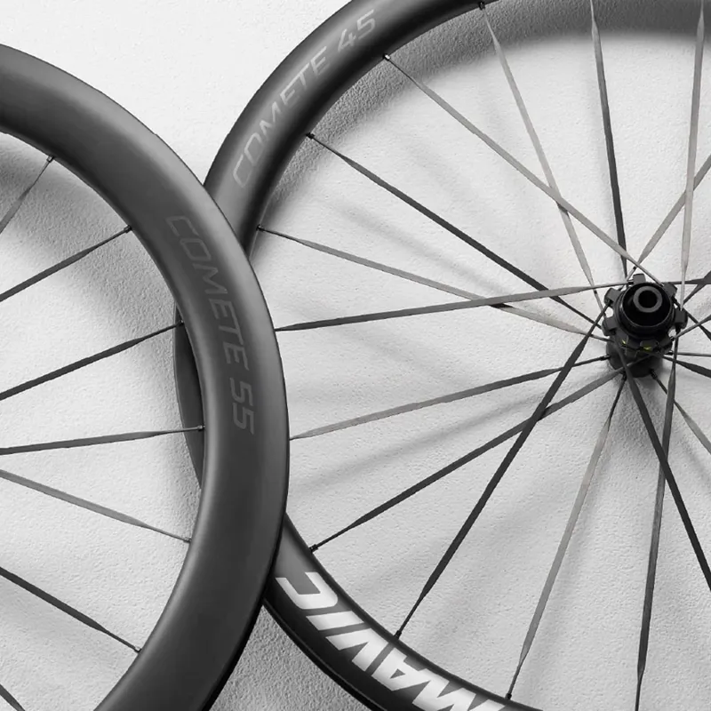 Mavic Comete 45/55 700c Center Lock HG-R Wheelset in Black-4