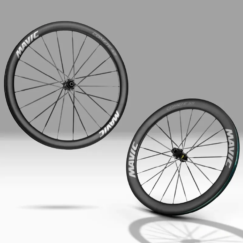 Mavic Comete 45/55 700c Center Lock HG-R Wheelset in Black-5