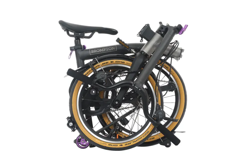 Brompton T Line Mid Ceratech 12 Speed Folding Bike 2025 in Ceratech Black-3