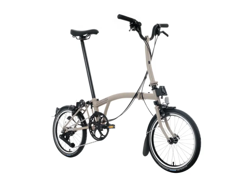Brompton C Line 12-Speed Folding Bike 2026 in Dune Sand-7