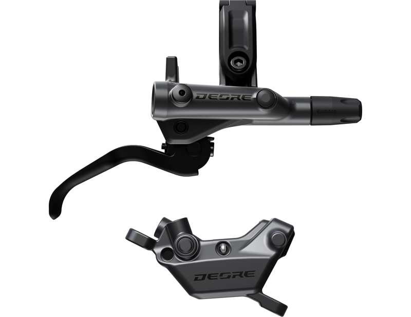 Shimano Deore BR/BL-M6220 4 Pot Bled Brake Lever/Post Mount Calliper in Black