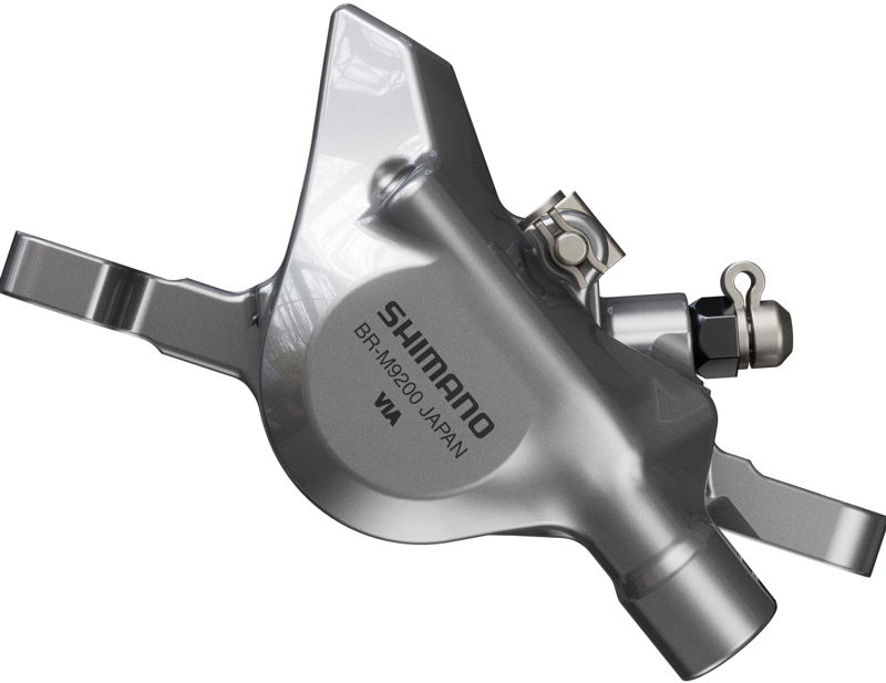 Shimano BL-M9200 XTR 2 pot bled brake lever/post mount calliper rear left in Grey-1