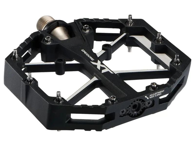 Shimano PD-M8240 Deore XT MTB Flat Pedals in Black