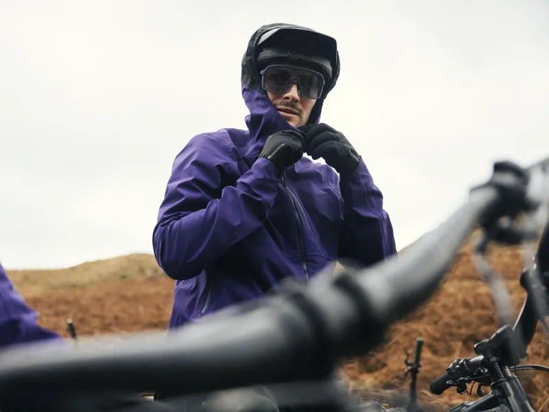 Madison DTE 3-Layer Men's Waterproof Jacket in Plasma Purple-2
