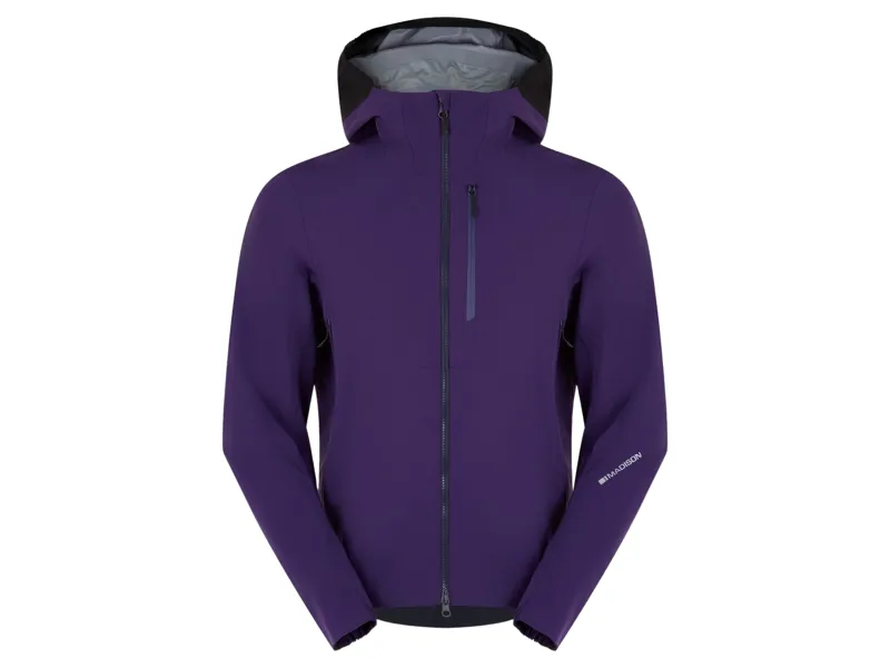 Madison DTE 3-Layer Men's Waterproof Jacket in Plasma Purple