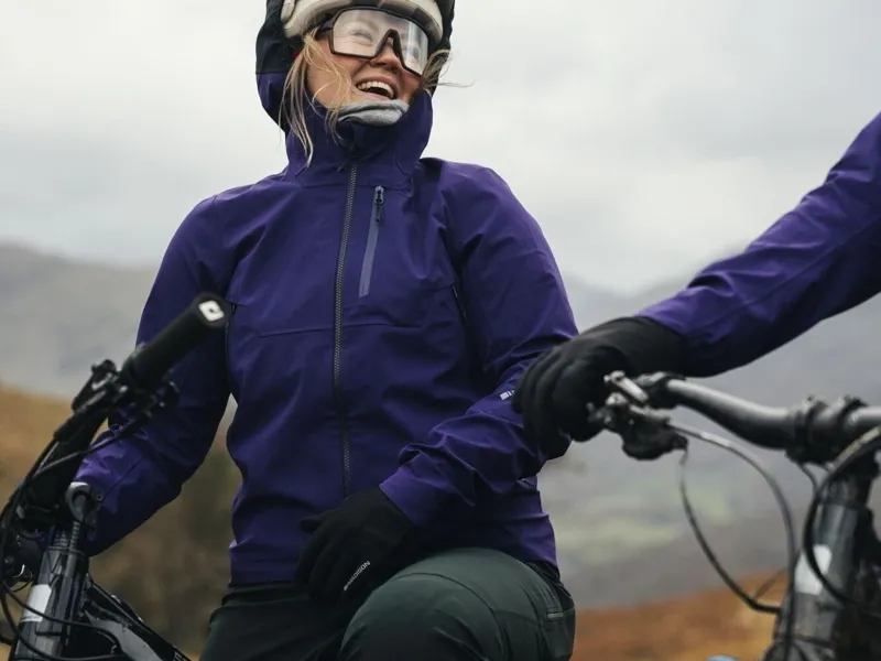 Madison DTE 3-Layer Women's Waterproof Jacket in Plasma Purple-2