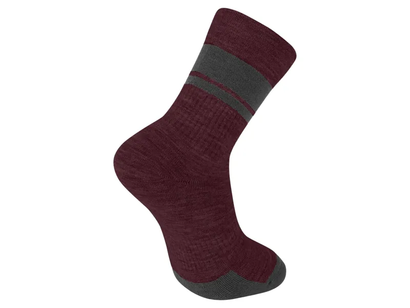 Madison DTE Isoler Merino Winter Socks in Fig Red-1