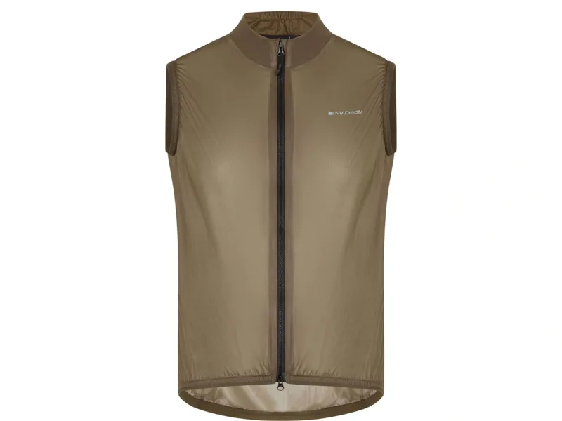 Madison Flux 2L Packable Waterproof Gilet in Midnight Green