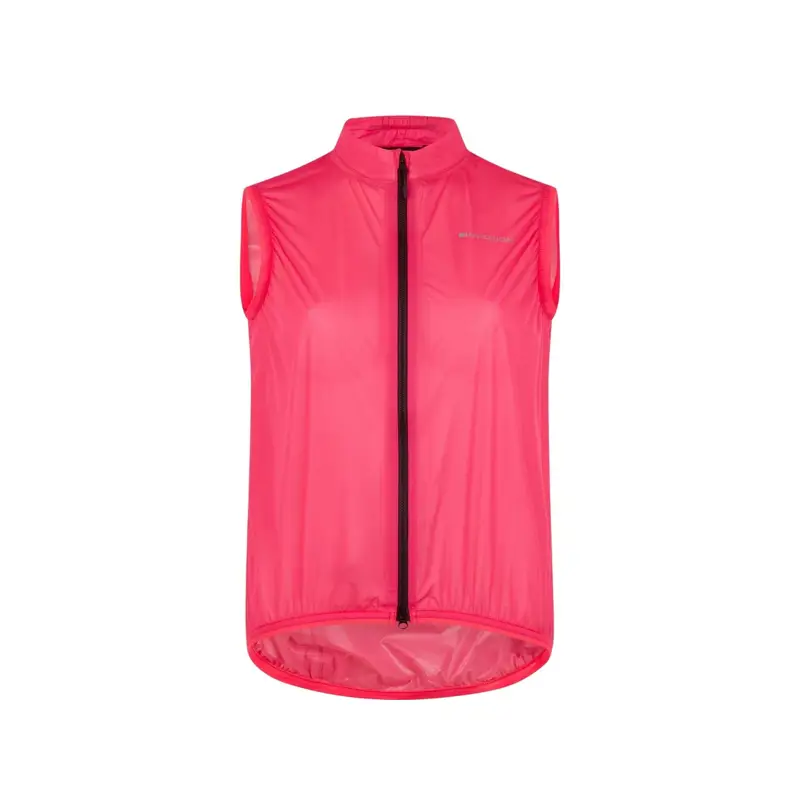 Balfes Bikes Madison Flux Women's 2L Packable Waterproof Gilet in Hi-Viz Pink | Free postage over £30, £10 off first order, price match & 0% finance.