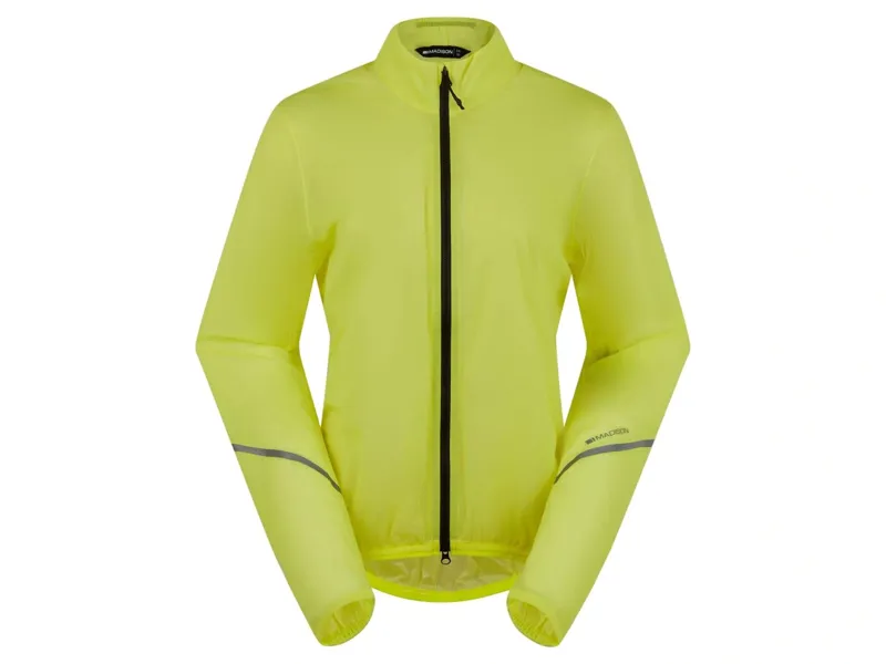 Madison Flux Women's 2L Ultra Packable Jacket  in Hi-Viz Yellow
