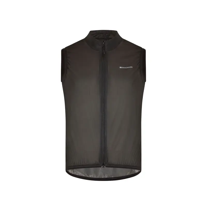 Balfes Bikes Madison Flux 2L Ultra Packable Waterproof Gilet in Castle Grey | Free postage over £30, £10 off first order, price match & 0% finance.