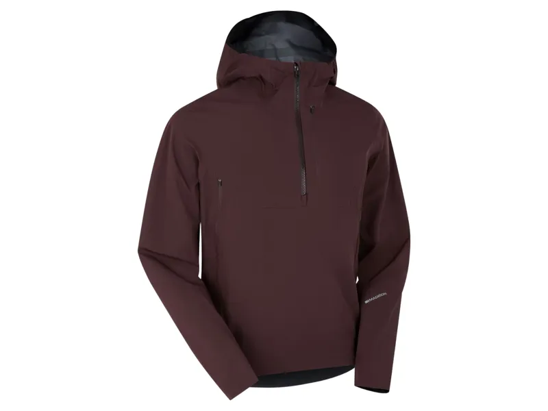 Madison Flux 3-Layer Waterproof Smock Trail Jacket in Fig Red-1
