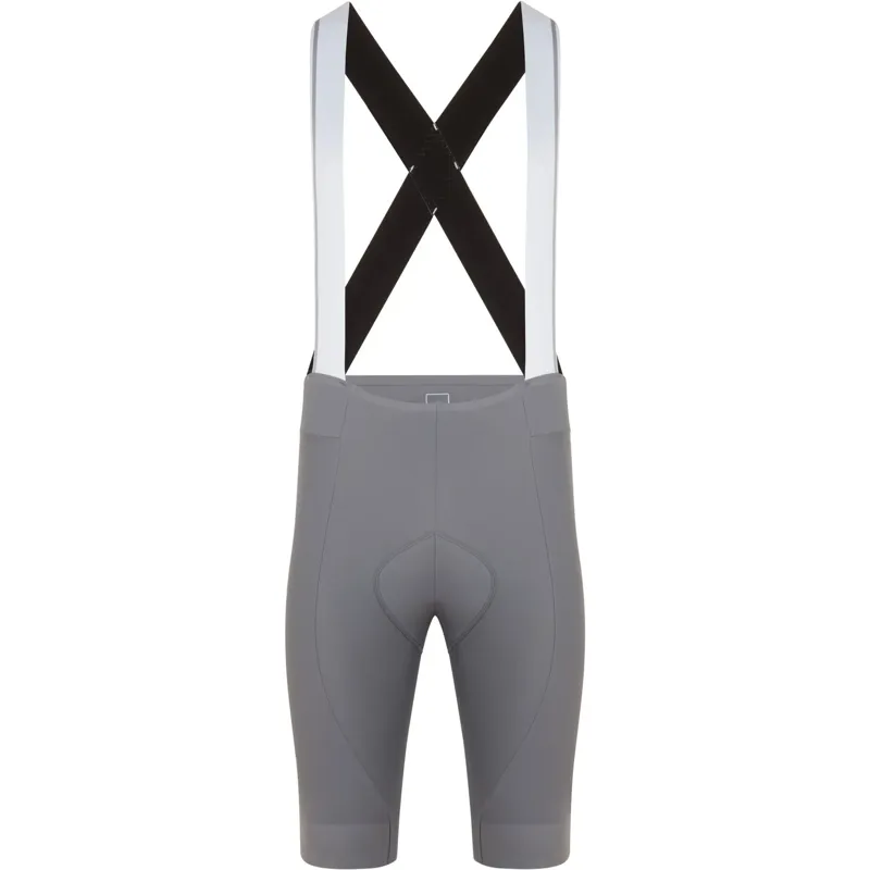Madison Flux EIT Pad Lycra Bib Shorts in Steel Grey