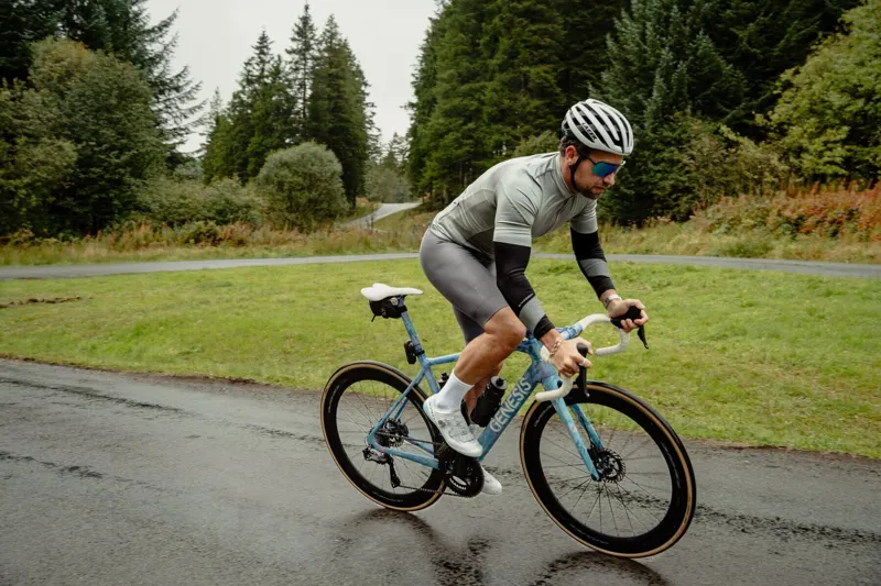 Madison Flux EIT Pad Lycra Bib Shorts in Steel Grey-2