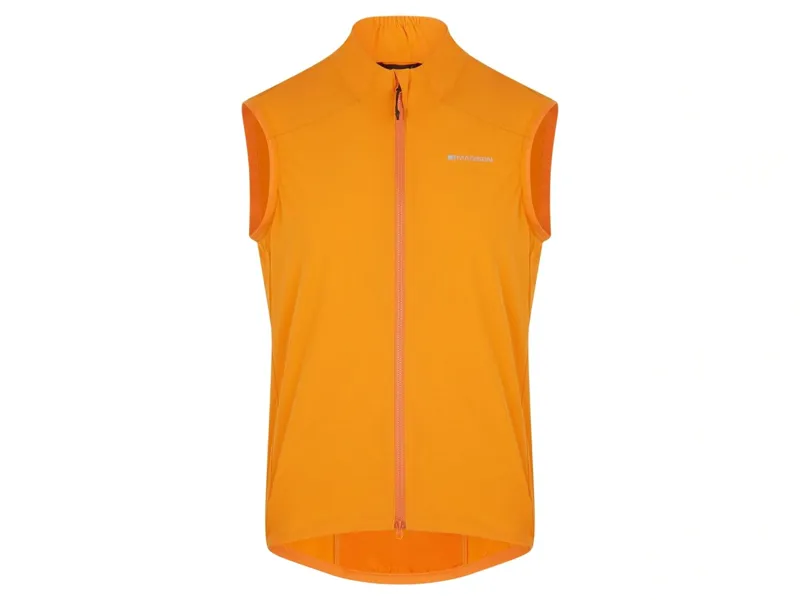 Madison Freewheel Men's Windproof Packable Gilet in Mango Orange