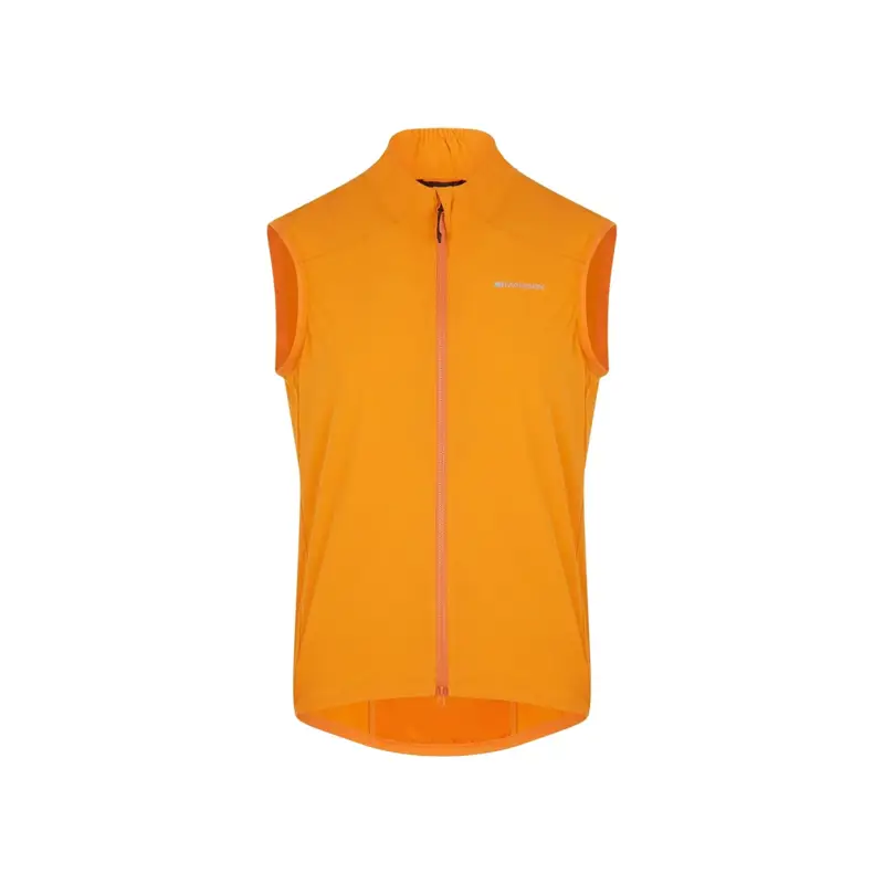 Balfes Bikes Madison Freewheel Men's Windproof Packable Gilet in Mango Orange | Free postage over £30, £10 off first order, price match & 0% finance.