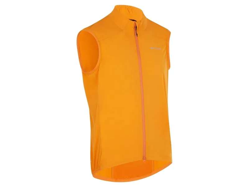 Madison Freewheel Men's Windproof Packable Gilet in Mango Orange-1
