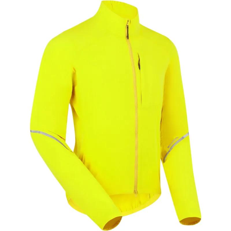 Madison Freewheel Men's Windproof Packable Jacket in Hi-Viz Yellow-1