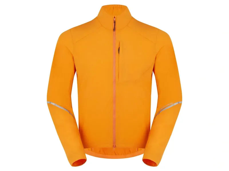 Madison Freewheel Men's Windproof Packable Jacket in Mango Orange