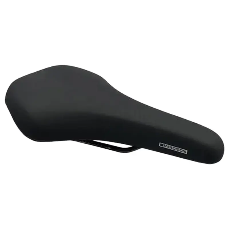 Balfes Bikes Madison Freewheel U100 158 mm x 275 mm Saddle in Black | Free postage over £30, £10 off first order, price match & 0% finance.