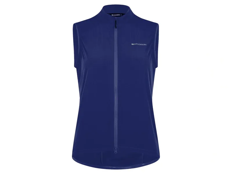 Madison Freewheel Women's Windproof Packable Gilet in Ink Navy