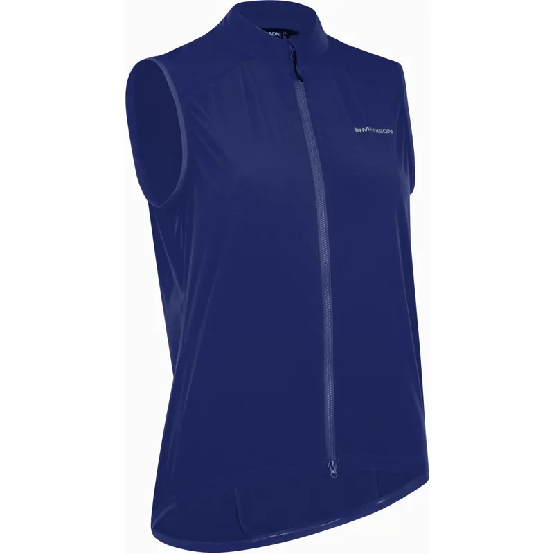 Madison Freewheel Women's Windproof Packable Gilet in Ink Navy-1