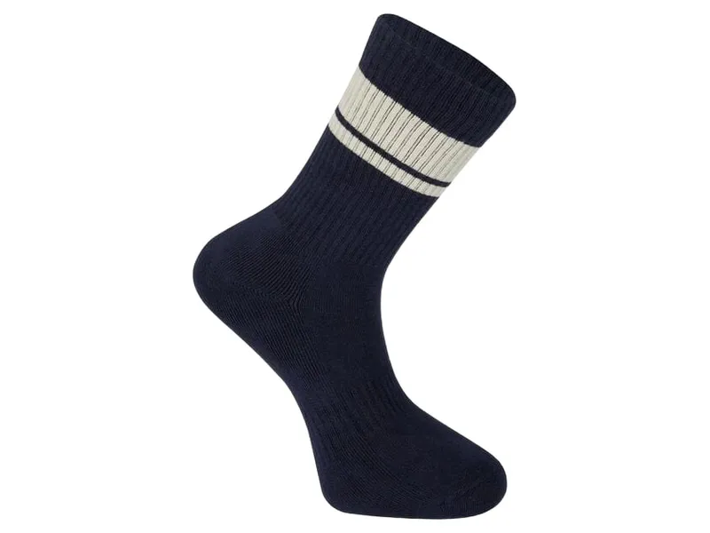 Madison Roam Isoler Crew Socks in Ink Navy