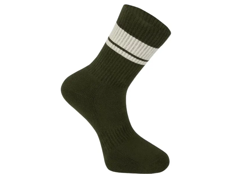 Madison Roam Isoler Crew Socks in Midnight Green