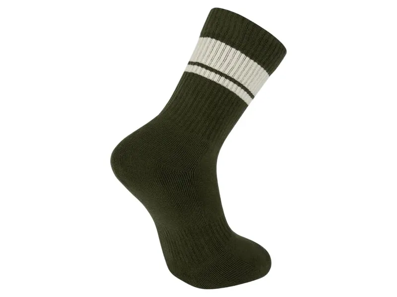 Madison Roam Isoler Crew Socks in Midnight Green-1