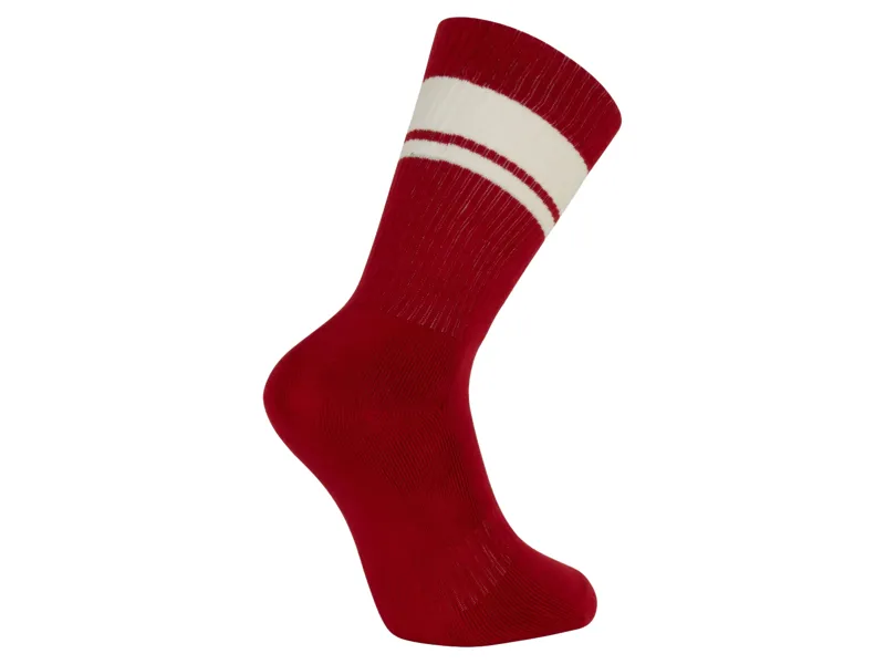 Madison Roam Isoler Crew Socks in Mineral Red-1