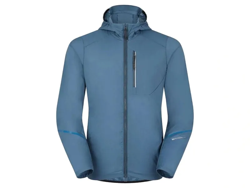 Madison Roam Lightweight Windproof Packable Jacket in Lake Blue