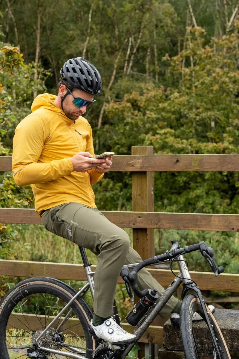 Madison Roam Men's Lightweight Windproof Jacket in Golden Yellow-1