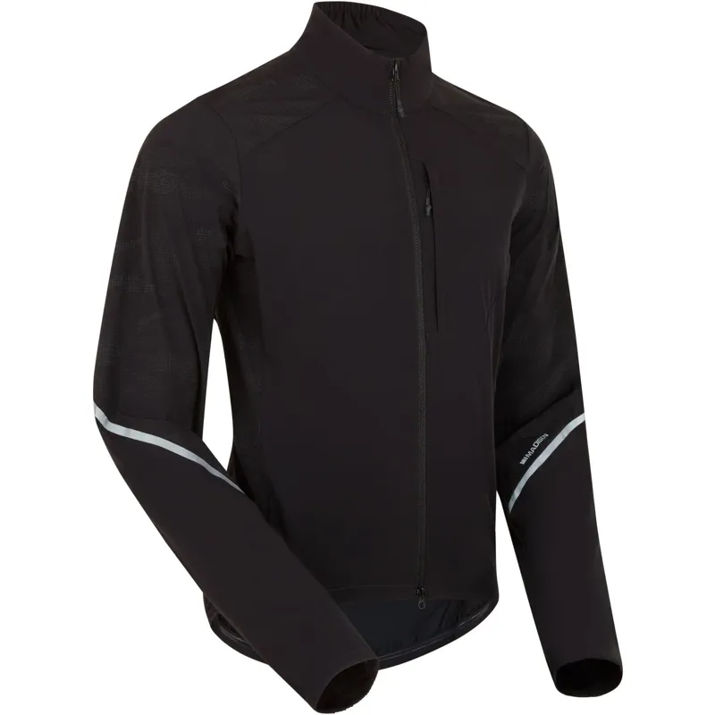 Madison Freewheel Men's Stellar Tech Windproof Packable Jacket in Black-1