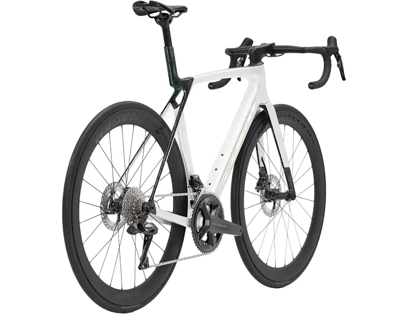 EX DISPLAY Trek Madone SL 7 Gen 8 Di2 Road Bike Medium 2026 in Gloss Crystal White/Matte Deep Smoke-1