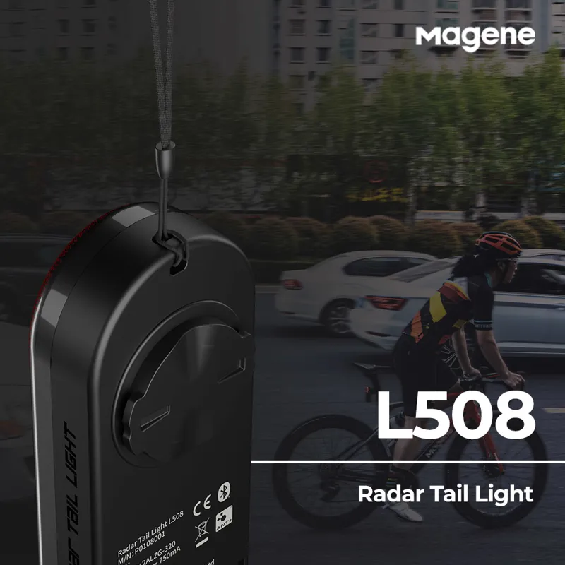 Magene L508 Radar Rear Tail Light in Black-6