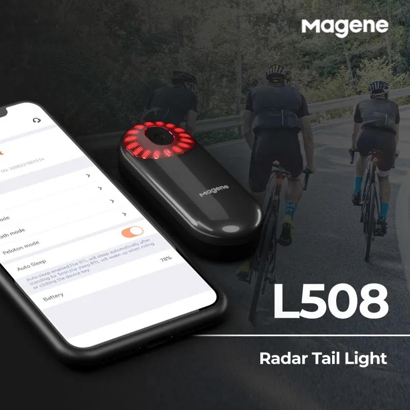 Magene L508 Radar Rear Tail Light in Black-7