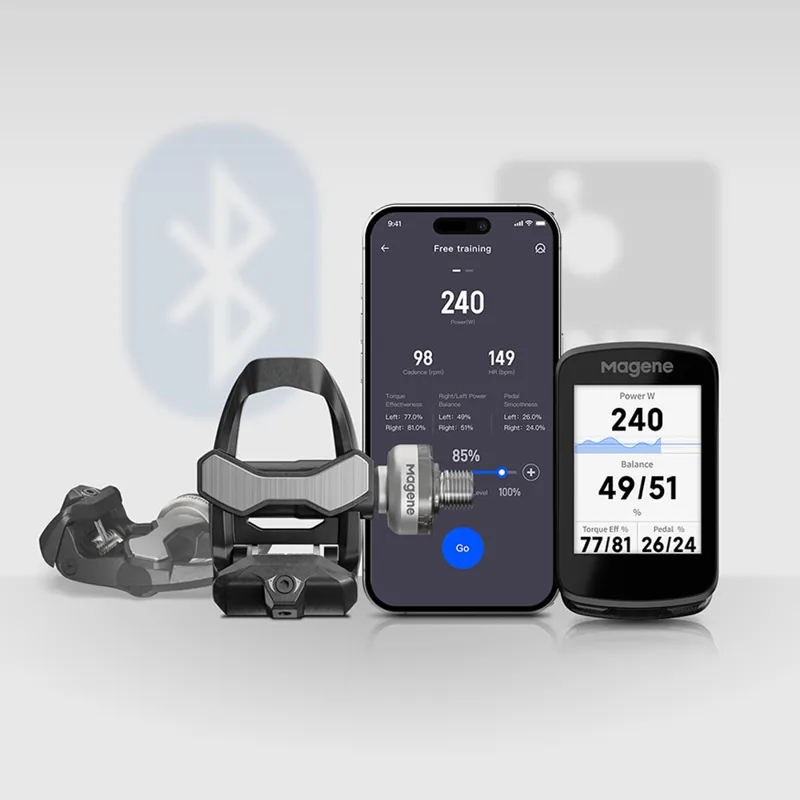 Magene P715S SPD-SL Pedal Power Meter in Silver/Black-8