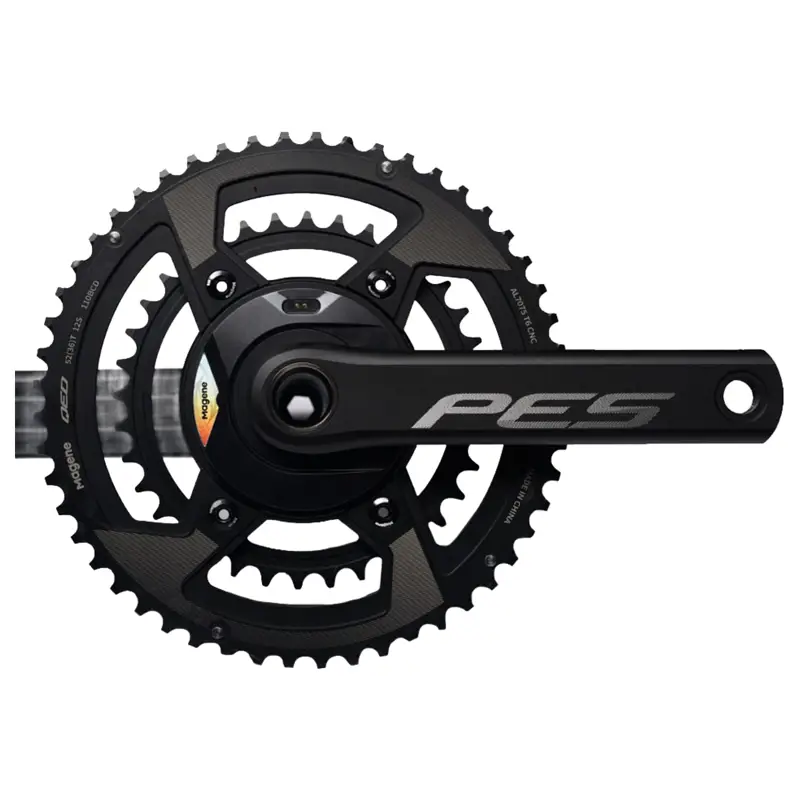 Balfes Bikes Magene PES P515 Power Meter Chainset with Chainrings in Black | Free postage over £30, £10 off first order, price match & 0% finance.