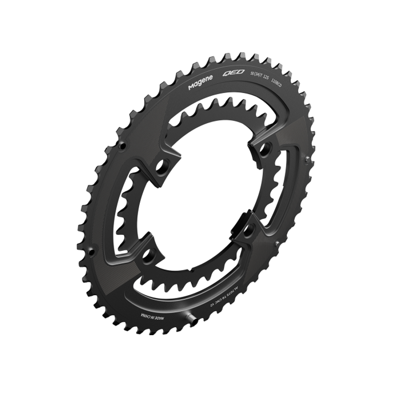 Magene QED Lightweight Split Chainrings in Black-2