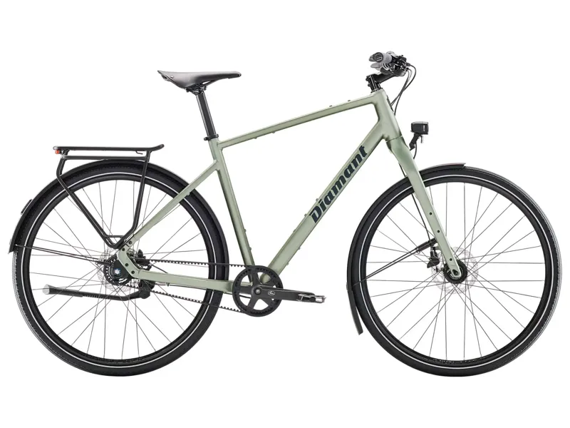 EX DISPLAY Diamant Mahon Style Pro Stepover Hybrid Bike Size X-Large 2026 in Hey Green