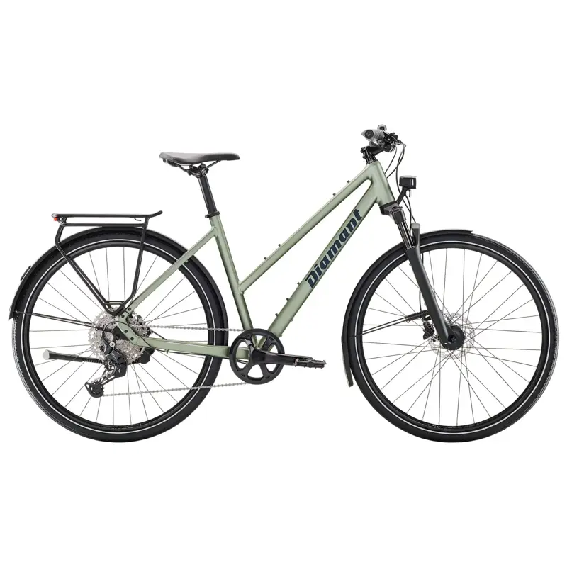 Balfes Bikes EX DISPLAY Diamant Mahon Trip Plus Midstep Hybrid Bike Size Medium 2026 in Hey Green | Free postage over £30, £10 off first order, price match & 0% finance.