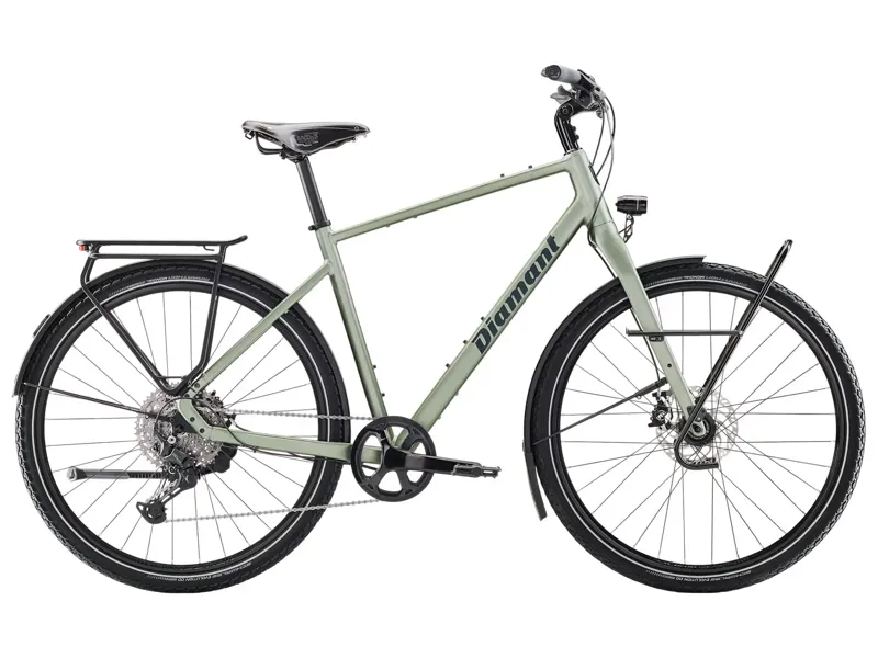 Balfes Bikes EX DISPLAY Diamant Mahon World Standover Hybrid Bike Size Large 2026 in Hey Green | Free postage over £30, £10 off first order, price match & 0% finance.
