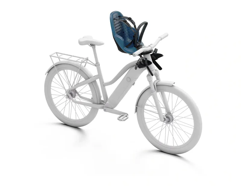 Thule Yepp 2 Mini Front Mount Child Bike Seat in Majolica Blue-3