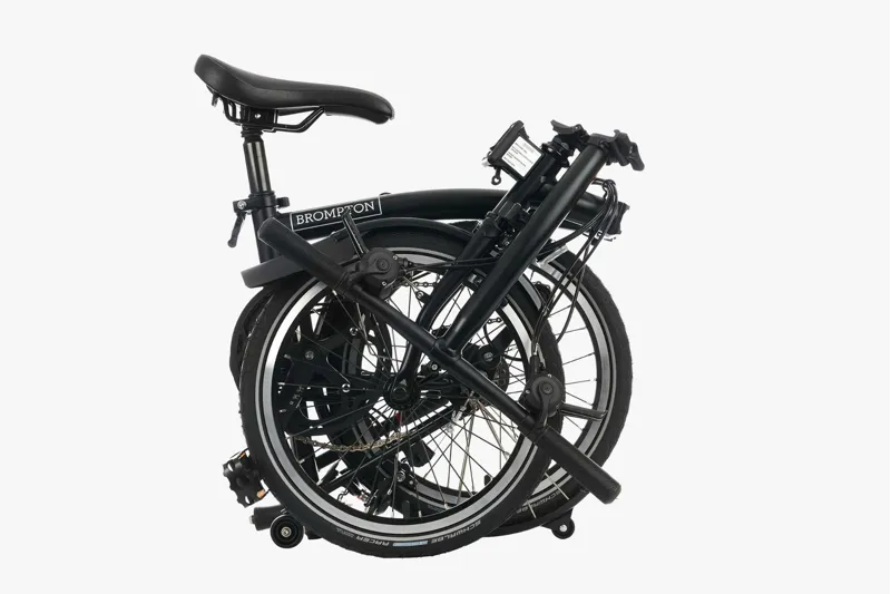 Brompton C Line Urban Folding Bike 2023 in Black-6
