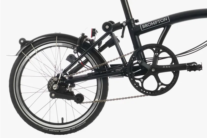 Brompton C Line Urban Folding Bike 2023 in Black-5
