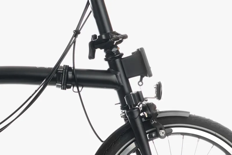 Brompton C Line Urban Folding Bike 2023 in Black-3