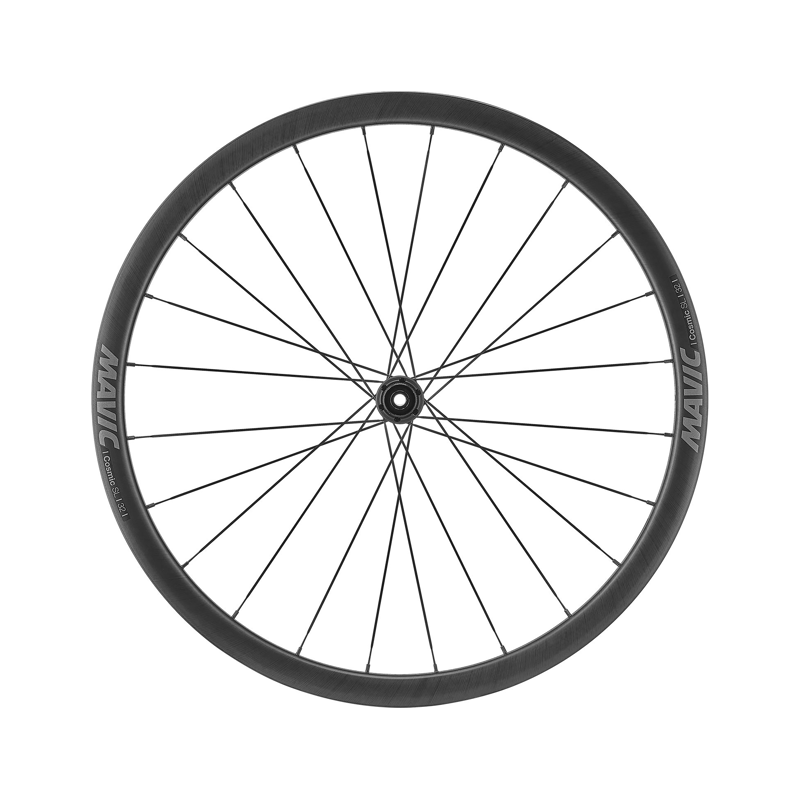 Balfes Bikes Mavic Cosmic SL 32 Disc Centre Lock 12x100 Front Wheel in Black | Free postage over £30, £10 off first order, price match & 0% finance.