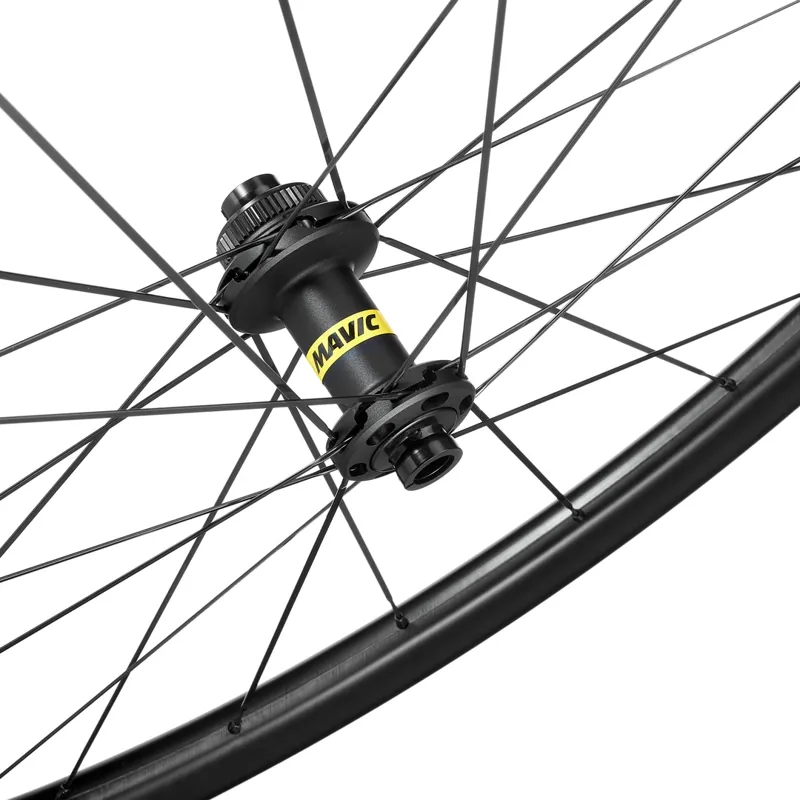 Mavic Cosmic SL 32 Disc Centre Lock 12x100 Front Wheel in Black-1