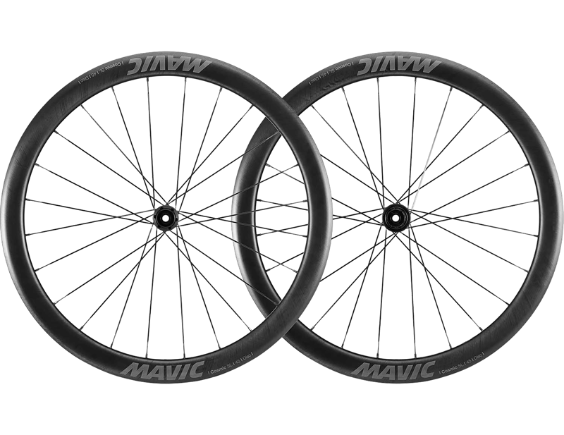 Balfes Bikes Mavic Cosmic SL 45 Center Lock Disc Wheelset in Black | Free postage over £30, £10 off first order, price match & 0% finance.